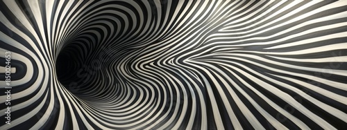 Wallpaper Mural A black abstract optical illusion artwork. Torontodigital.ca
