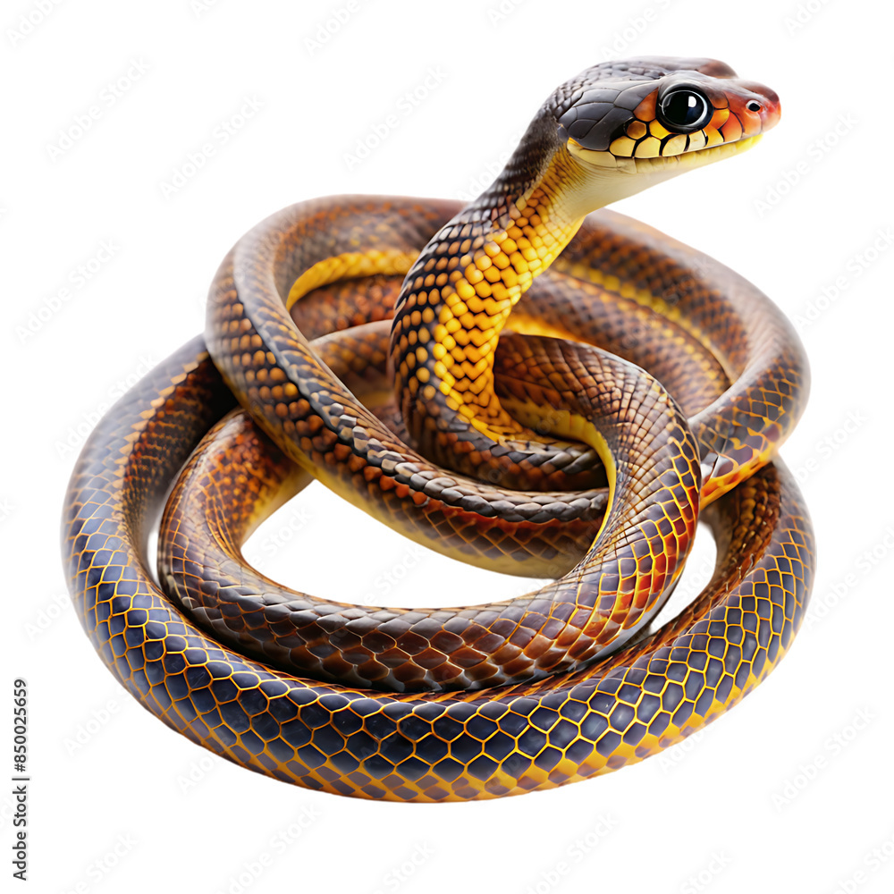 Fototapeta premium snake isolated transparent background