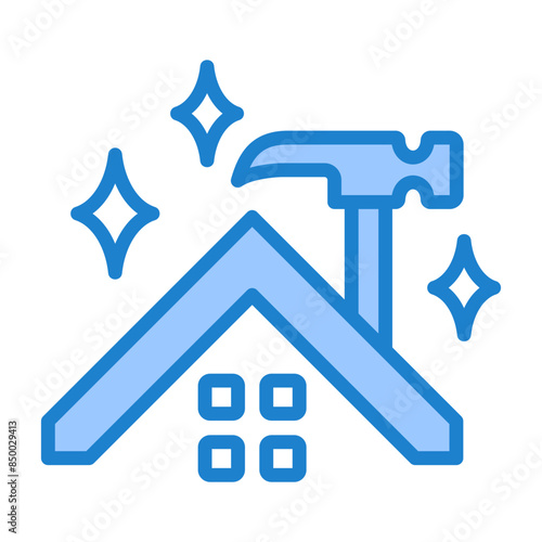 Roof Maintenance Icon