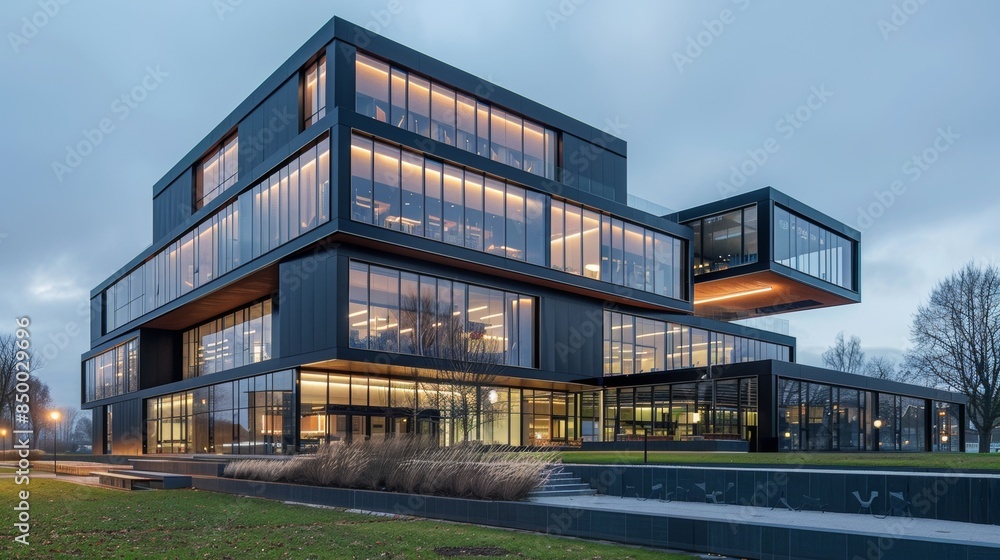 Obraz premium Modern Architecture in a Business District