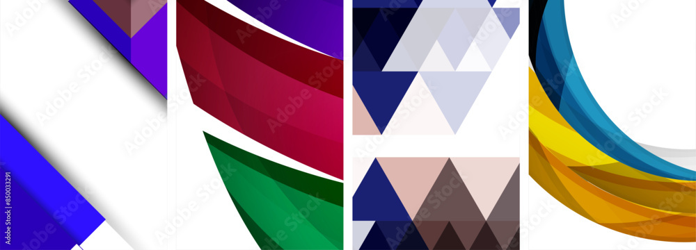 Sleek geometric abstract backgrounds composed of circles, lines, and triangles, exuding minimalist sophistication for wallpaper, business card, cover, poster, banner, brochure, header, website Sleek geometric abstract backgrounds composed of circles, lines, and triangles, exuding minimalist sophistication for wallpaper, business card, cover, poster, banner, brochure, header, website