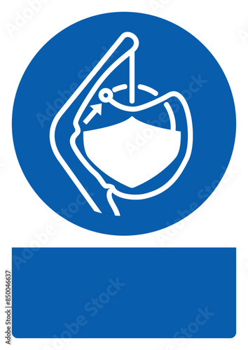 ISO mandatory safety signs_release lifeboat gripes in launch sequence your custom message here portrait size a4/a3/a2/a1