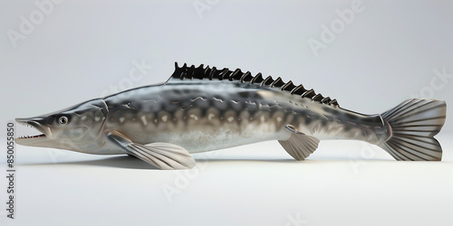 Snakehead fish isolated on white background Animal Fishs Food, Catfish isolated on white background.  photo