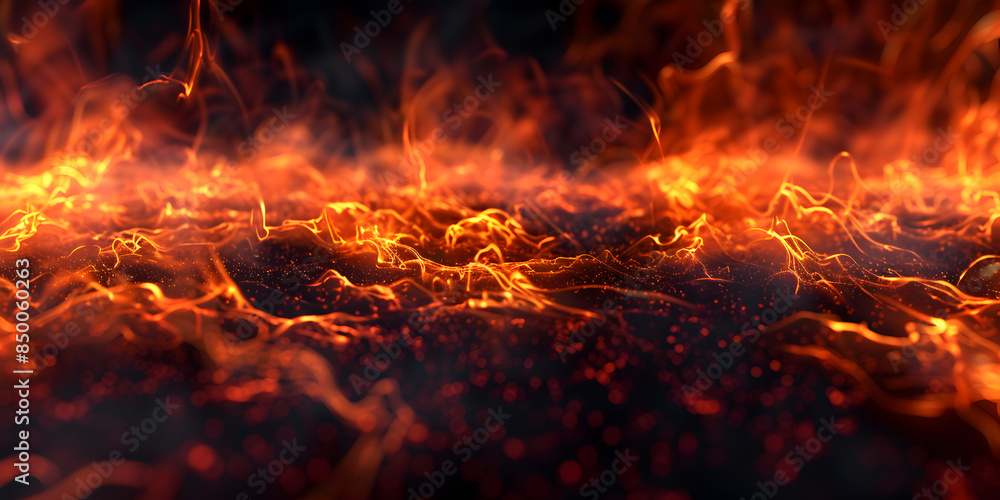 3d fire with flames, Realistic isolated fire effect for decoration and covering on black background. 3d fire with flames, Realistic isolated fire effect for decoration and covering on black background.