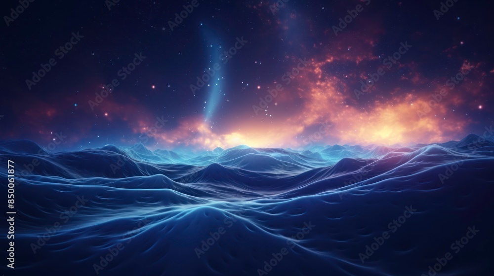 Beauty of deep space. Colorful graphics for background, 