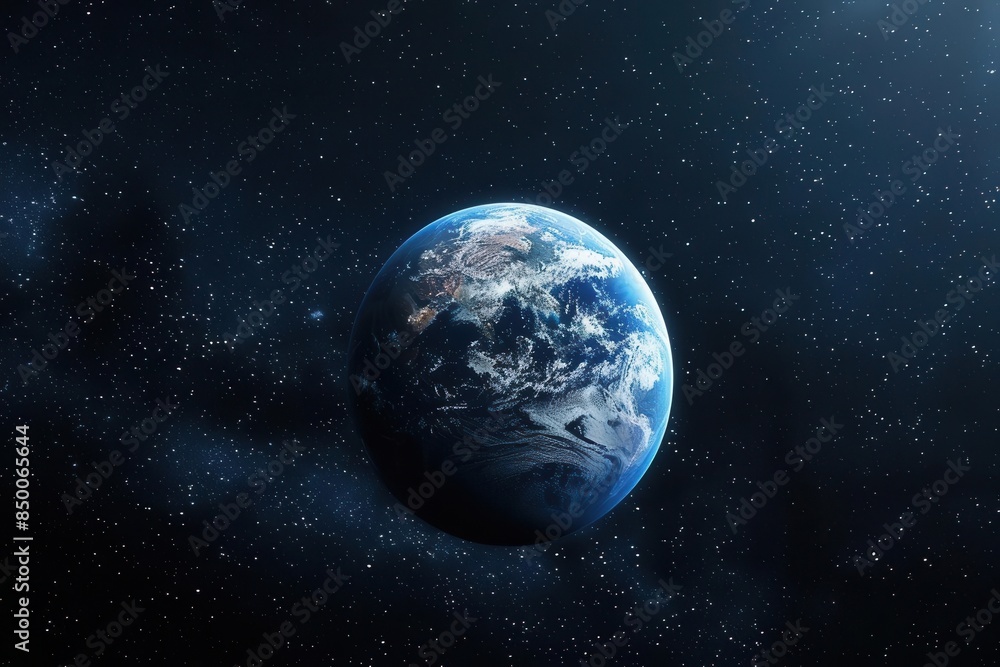 Fototapeta premium Delve into the depths of the Cosmos. Galaxy exploration concept.