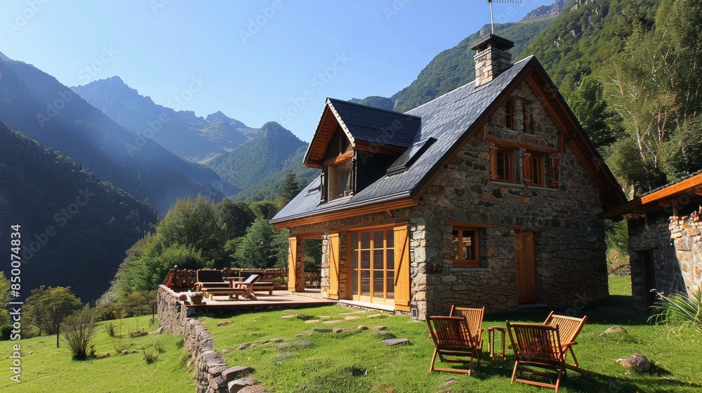 House Architecture in the Mountains House Architecture in the Mountains