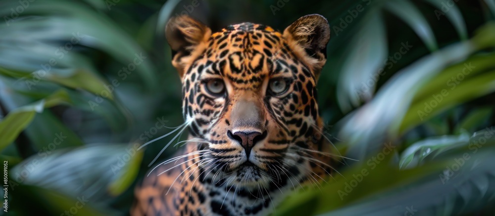 A leopard stalks prey in the wild on the island of Sri Lanka A leopard stalks prey in the wild on the island of Sri Lanka