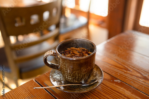Cuadro en lienzo 温かいナツメ茶