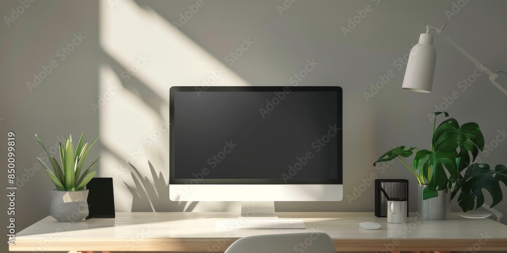 Simple and modern mockup setup with a neutral background. Simple and modern mockup setup with a neutral background.
