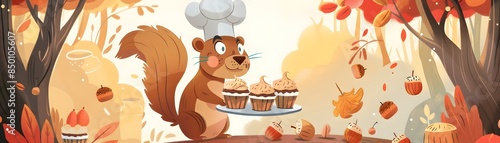 Mischievous Squirrel Chef B...