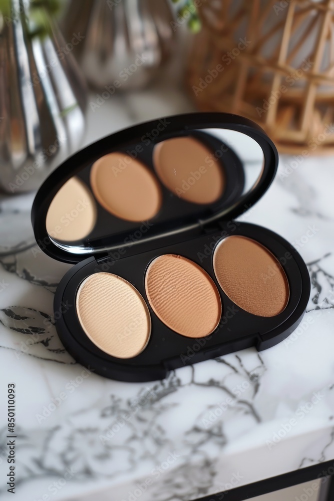 Cream contour kit for easy sculpting.