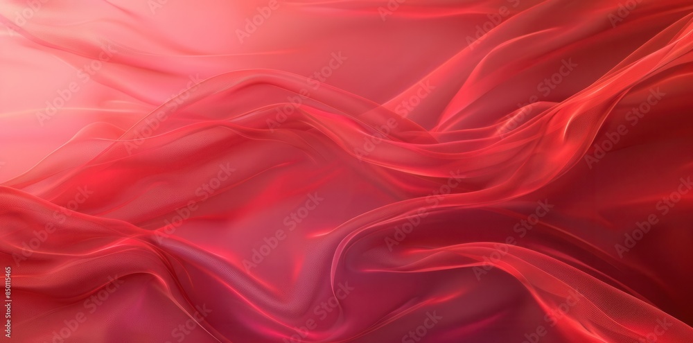 Obraz premium Stylish Satin Magenta Dress on Vibrant Blue Background. Fashion and Style concept