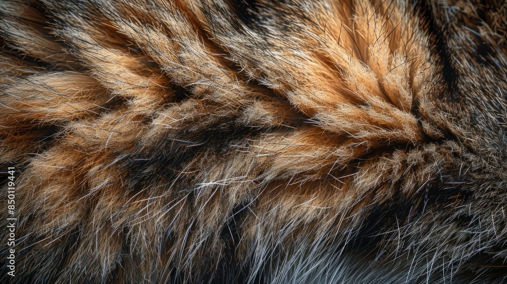 A Fur Valley, Highlighting The Rich Texture Of Animal Fur A Fur Valley, Highlighting The Rich Texture Of Animal Fur
