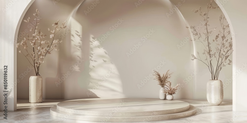 Opulent mockup setup with delicate decoration for an elegant presentation. Opulent mockup setup with delicate decoration for an elegant presentation.