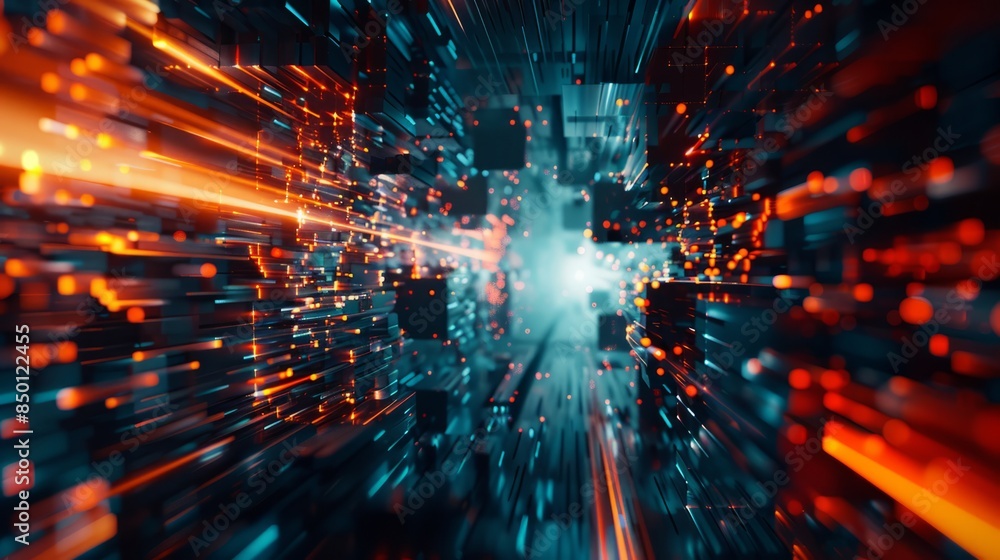 Fototapeta premium Abstract Futuristic Background 