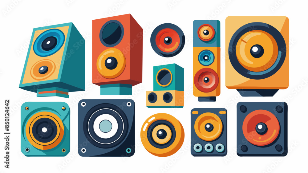 Set Of Speakers Vector Illustration, Collection Of Speakers
Set Of Speakers Vector Illustration, Collection Of Speakers