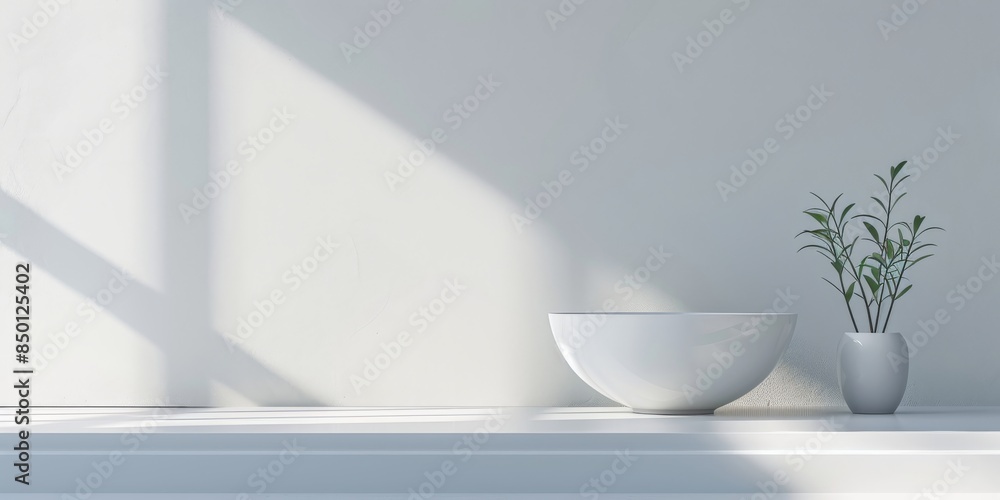 Versatile mockup scene with a white background for flexible use. Versatile mockup scene with a white background for flexible use.