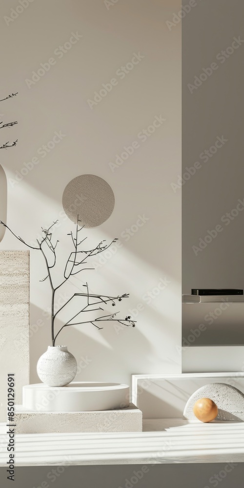 Artistic mockup setup showcasing decorative elements for a unique presentation. Artistic mockup setup showcasing decorative elements for a unique presentation.