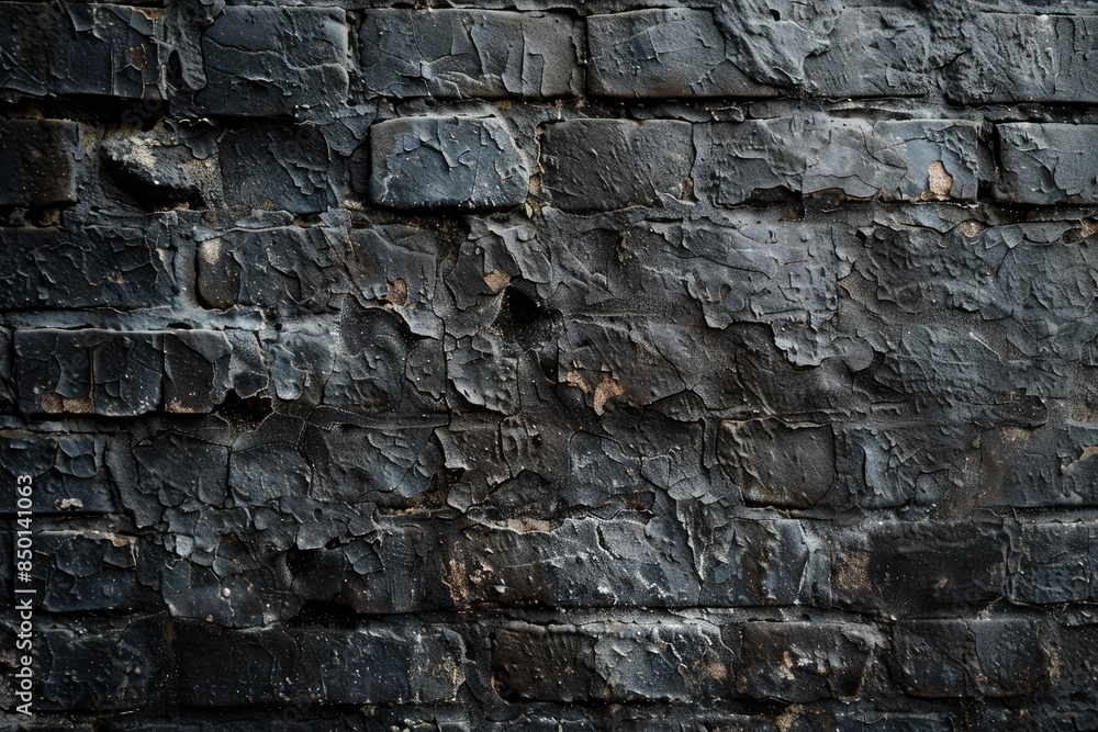 Charred Black Bricks Texture Background with Weathered and Burnt Surface Charred Black Bricks Texture Background with Weathered and Burnt Surface