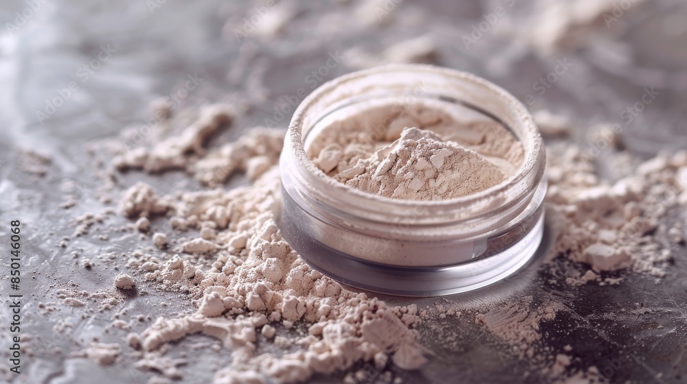 Setting powder with a translucent finish. Setting powder with a translucent finish.
