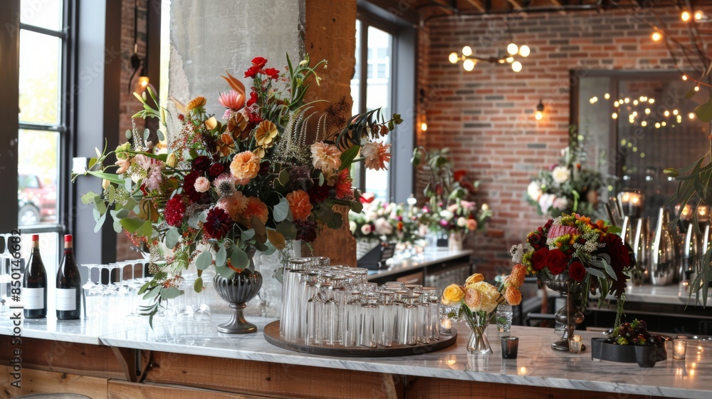 Simple and sleek party arrangements for an effortlessly chic vibe Simple and sleek party arrangements for an effortlessly chic vibe
