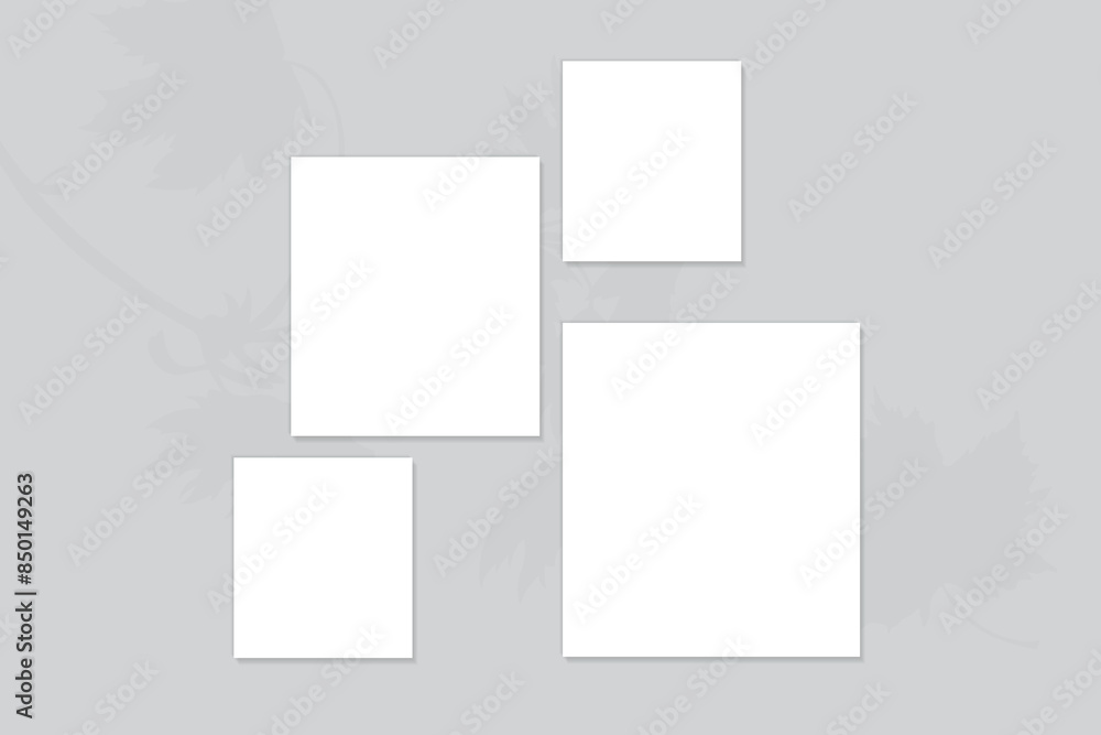 Minimalist shadow overlay photo frame Minimalist shadow overlay photo frame