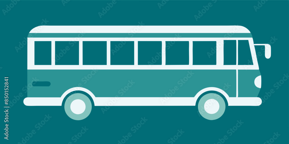 Bus on the background, representing transportation services. Bus on a backdrop, signifying urban mobility.