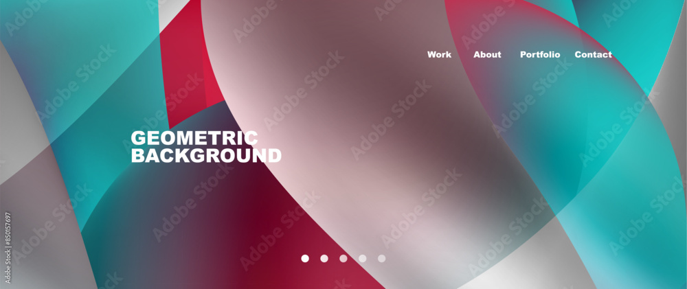 Web page design with geometric elements - circle and wave. Techno art concept. Vector Illustration For Wallpaper, Banner, Background, Card, Book Illustration, landing page Web page design with geometric elements - circle and wave. Techno art concept. Vector Illustration For Wallpaper, Banner, Background, Card, Book Illustration, landing page