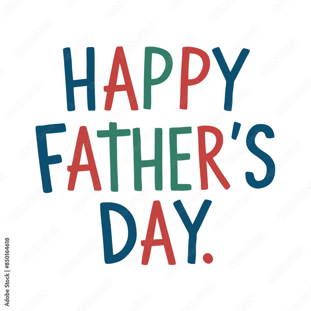 Happy father's day lettering badge sticker, t-shirt design vector illustration. Happy father's day lettering badge sticker, t-shirt design vector illustration.