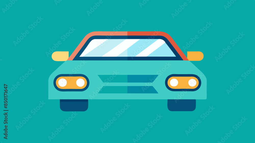 Minimalistic, flat, car symbol on a surface. car flat design Minimalistic, flat, car symbol on a surface. car flat design