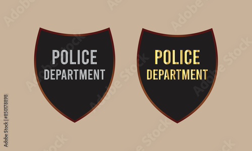 Police Badge Vector Icon