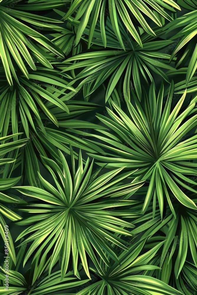 A detailed view of a cluster of leafy greens A detailed view of a cluster of leafy greens