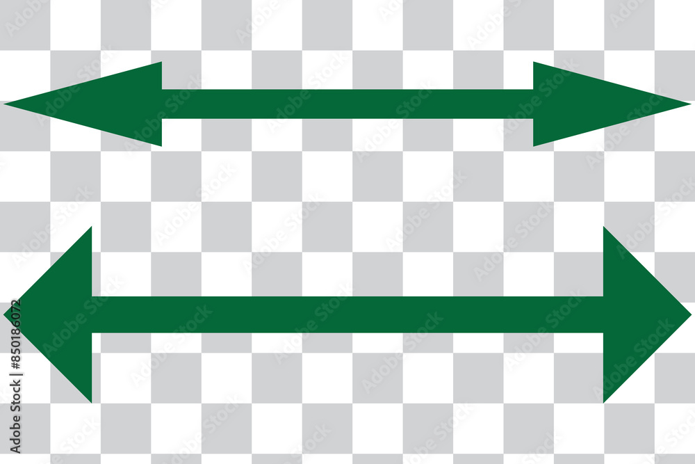 Horizontal dual thin long straight double ended arrow. Horizontal dual thin long straight double ended arrow.