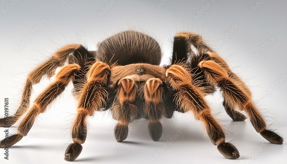 a tarantula on white background a tarantula on white background
