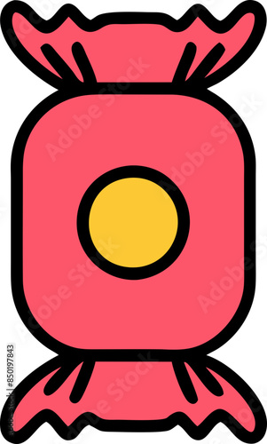 candy, bonbon vector illustration