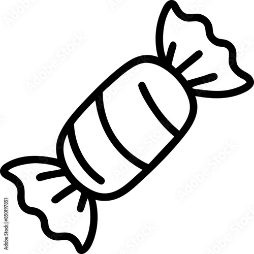 candy, bonbon vector illustration