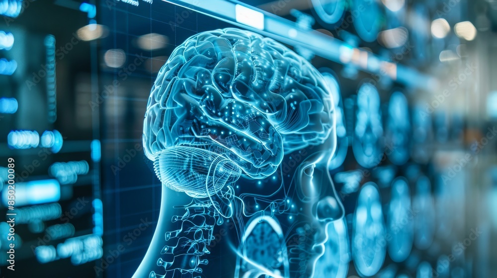 Brain Analysis Technology with AI Generative AI Brain Analysis Technology with AI Generative AI
