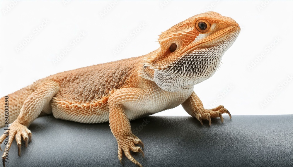Obraz premium a bearded dragon on white background