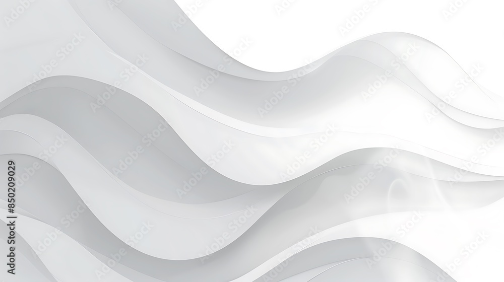 White gradient abstract curve pattern on gray background. White gradient abstract curve pattern on gray background.
