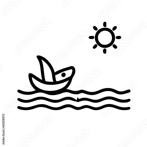 Summer icon set