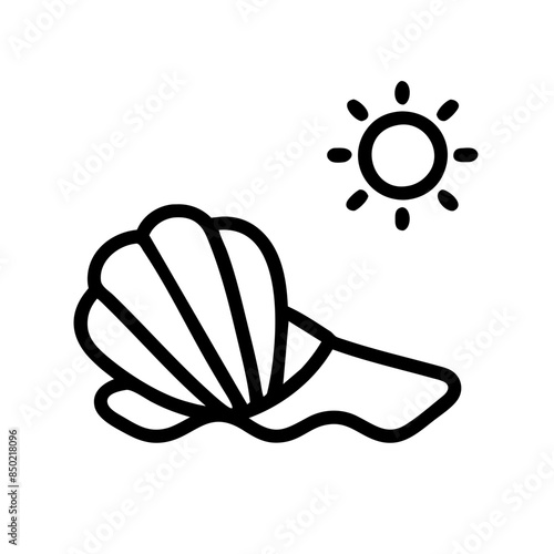 Summer icon set