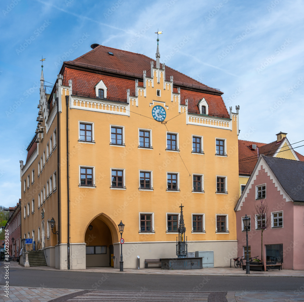 Fototapeta premium Historic town hall of Donauwoerth