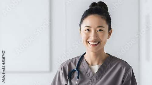 portrait of a smiling doctor