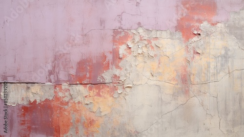 Rough stucco surfaces in artistic abstraction