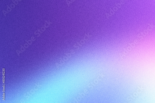 Abstract Grainy Gradient Background Texture in Blue, Cyan, Pruple Poster Banner
