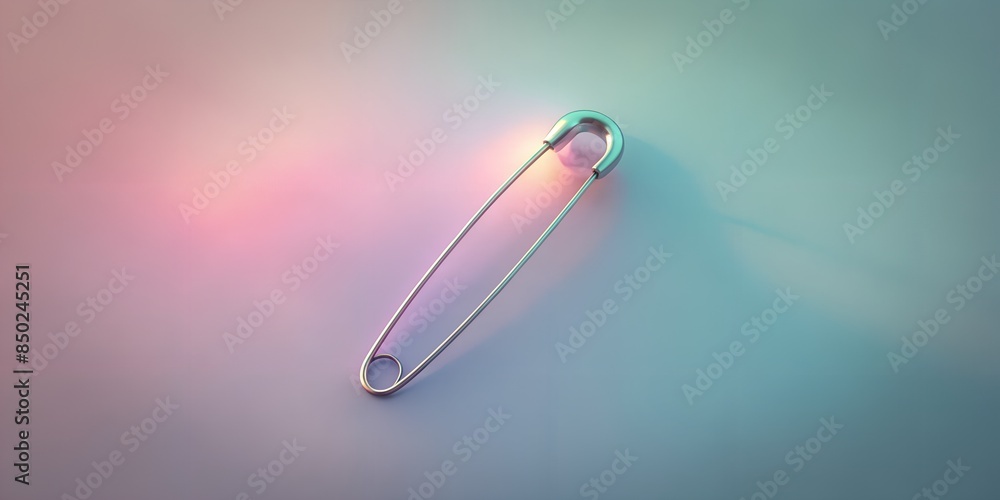 Modern Clean Header Designs: Smooth, Pastel Colored Backgrounds with Central Safety Pin Object and Copyspace for Website Headers Modern Clean Header Designs: Smooth, Pastel Colored Backgrounds with Central Safety Pin Object and Copyspace for Website Headers