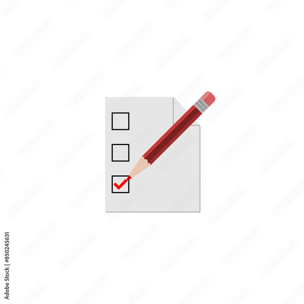 Survey icon. Clipboard with checklist icon isolated on transparent background Survey icon. Clipboard with checklist icon isolated on transparent background