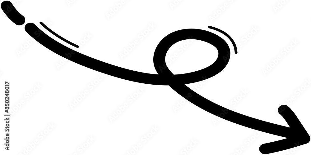 Symbol of black arrow on transparent background with png . Diagonal and isolated arrow Symbol of black arrow on transparent background with png . Diagonal and isolated arrow