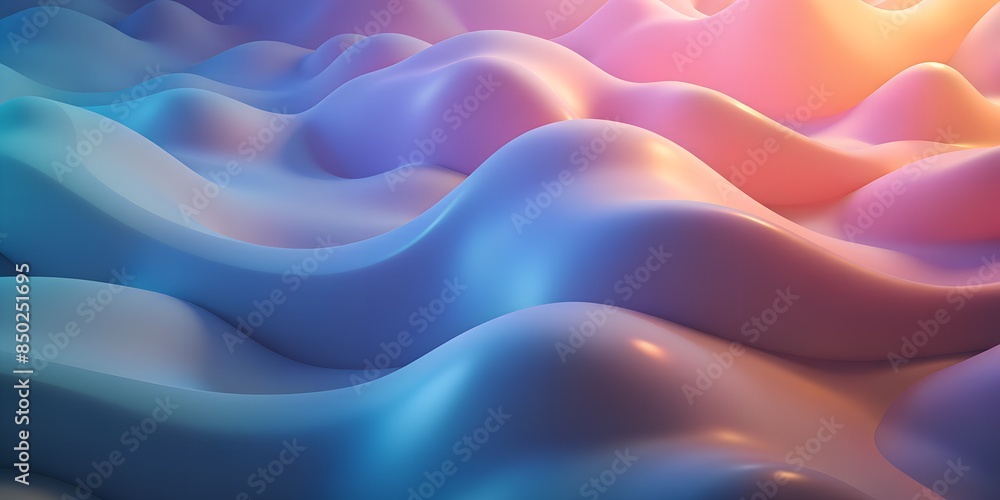 Obraz premium Clean Modern Gradient Glossy Paint Headers, Design Elements for Website header backgrounds